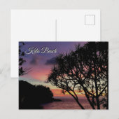 Kata Beach Sunset, Phuket, Thailand ポストカード (正面/裏面)