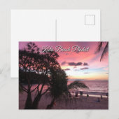 Kata Beach Sunset, Phuket, Thailand ポストカード (正面/裏面)