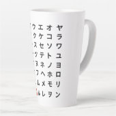 Katakana カフェラテマグ (右アングル)