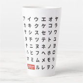 Katakana カフェラテマグ (正面)