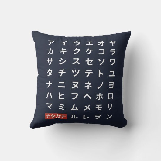 Katakana クッション (裏面)