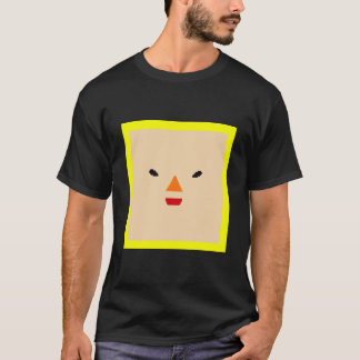 Katamariの王子の顔の黒 Tシャツ