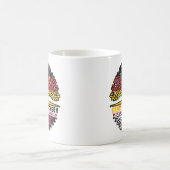 Katar Katarisch Deutsch Deutschland Baum Wurzel コーヒーマグカップ (中央)