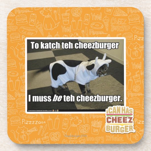 katchにcheezburger コースター (正面)