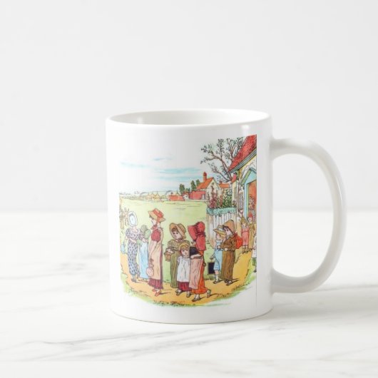 Kate Greenaway及びPlutarchの引用文の先生 コーヒーマグカップ (右)