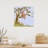 Kate Greenaway、アップルの木の女の子、リメイク ポスター (キッチン)