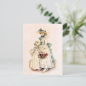 Kate Greenaway：姉妹 ポストカード (スタンド正面)