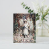 Kate Greenaway:小妖精や小人リングや輪 ポストカード (スタンド正面)