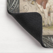 Kate McRostie著国のシックな牛 マウスパッド (コーナー)