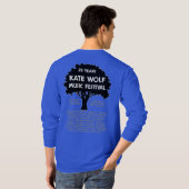 Kate Wolf Musicフェスティバル2022 -長袖シャツ Tシャツ (裏面フル)