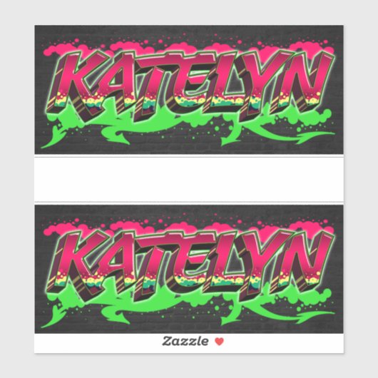 Katelyn Vorname Name Graffiti Aufkleber Sticker シール (シート)