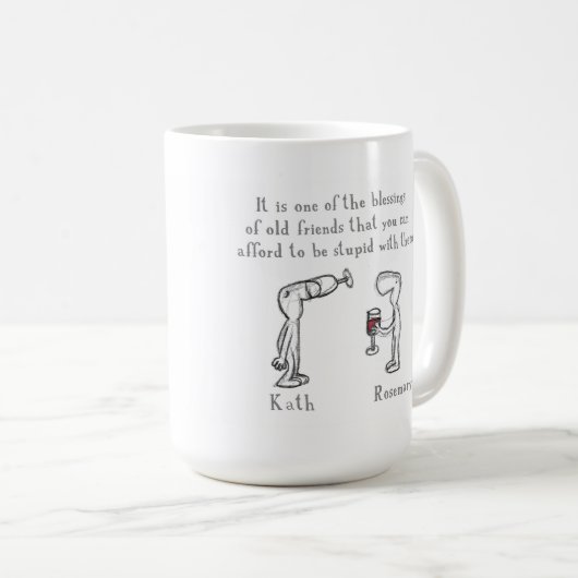 Kathおよびローズマリー コーヒーマグカップ (正面右)