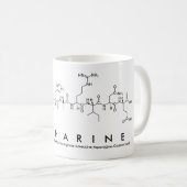 Katharineペプチド名mug コーヒーマグカップ (正面右)