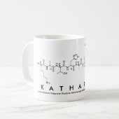 Katharineペプチド名mug コーヒーマグカップ (正面左)