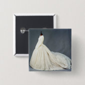 Katharine Worsleyのウェディングドレス 缶バッジ (正面&裏面)