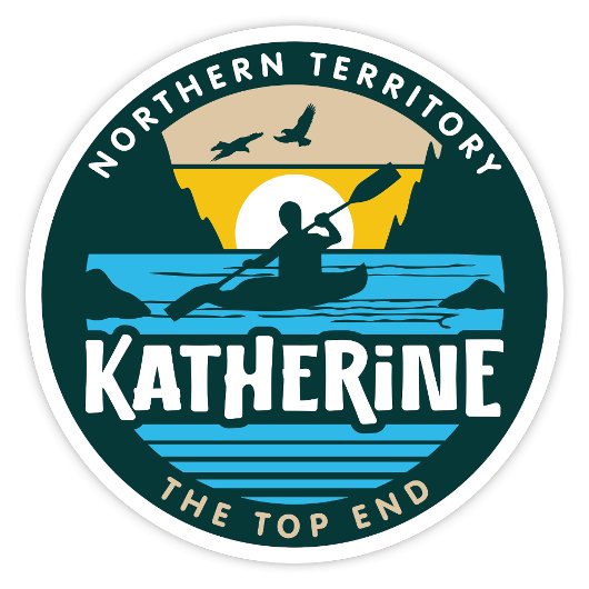 Katherine, Northern Territory Australiaステッカー シール