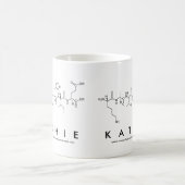 Kathieペプチド名mug コーヒーマグカップ (中央)