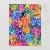 Kathmandu Nepal Map ポストカード (正面)