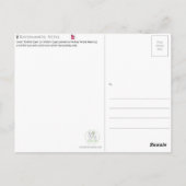 Kathmandu, Nepal Travel Postcard ポストカード (裏面)