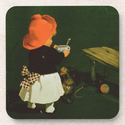 「KathreinerのモルトCoffeeのためのポスター広告 コースター (正面)