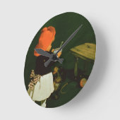 「KathreinerのモルトCoffeeのためのポスター広告 ラウンド壁時計 (傾斜)