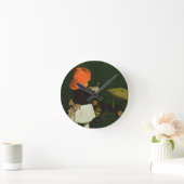 「KathreinerのモルトCoffeeのためのポスター広告 ラウンド壁時計 (ホーム)