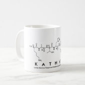 Kathrnペプチド名mug コーヒーマグカップ (正面左)