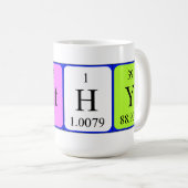 Kathy定期的なテーブル名mug コーヒーマグカップ (正面右)