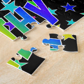 「KATHY」名、おもしろい「ハッピーバースデー」 ジグソーパズル (側面)