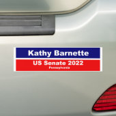 Kathy Barnette米国上院ペンシルベニア州2022 バンパーステッカー (車上)