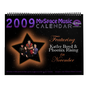 KATHY BOYDフェニックスの上昇を特色にする2009 MMC カレンダー