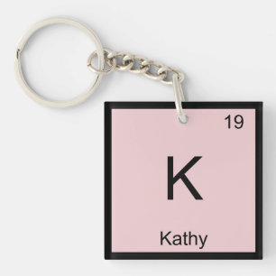 Kathy Name化学要素周期表 キーホルダー