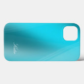 Katie -ターコイズシェードと名前テンプレートC Case-Mate iPhoneケース (裏面 (横))