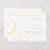 Katie Cの応答 出欠カード (正面/裏面)