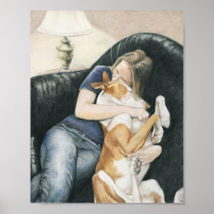"Katie & Java" Art Print ポスター