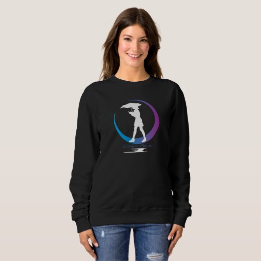 Katie Keller-Nieman Branded Sweatshirt Blue Purple スウェットシャツ (正面フル)