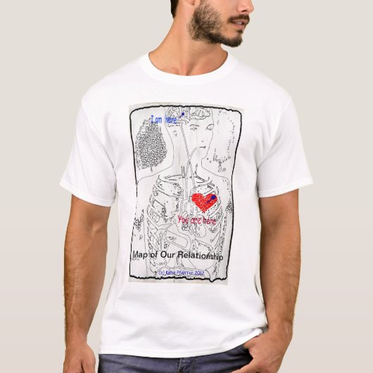 Katie Pfeiffer著私達の人間関係の地図 Tシャツ (正面)