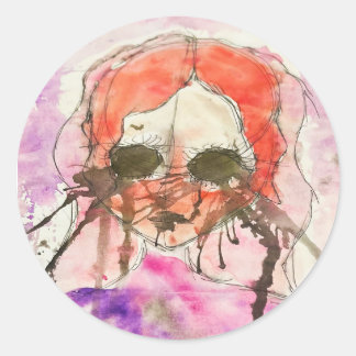 Katie's Artwork #2 – ラウンドステッカー ラウンドシール