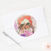 Katie's Artwork #2 – ラウンドステッカー ラウンドシール (封筒)