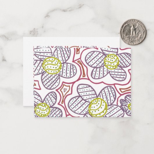 Katie's Artwork #8 – ノートカード (正面/裏面インサイチュ)