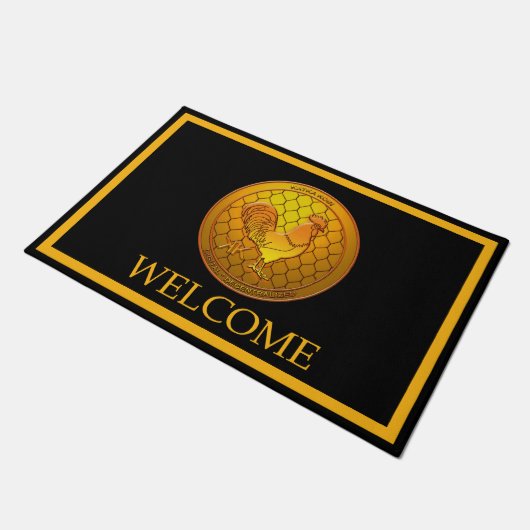 KatkaKoin暗号通貨ICO - ウェルカム ドアマット (アングル)
