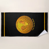 KatkaKoin暗号通貨ICO ビーチタオル (正面)