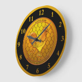 KatkaKoin Cryptocurrency ICO ラージ壁時計 (傾斜)