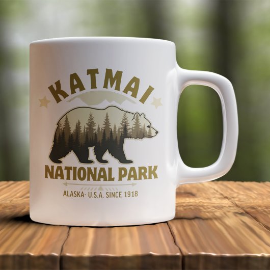 Katmai, Alaska: Nature’s Sanctuary Since 1918 コーヒーマグカップ