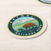 Katmai National Park ラウンドペーパーコースター (アングル)