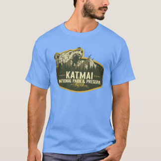 Katmai National Park And Preserve Alaska Retro Bad Tシャツ