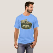 Katmai National Park And Preserve Alaska Retro Bad Tシャツ (正面フル)