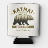 Katmai National Park, Established 1918, Alaska 缶クーラー (正面)