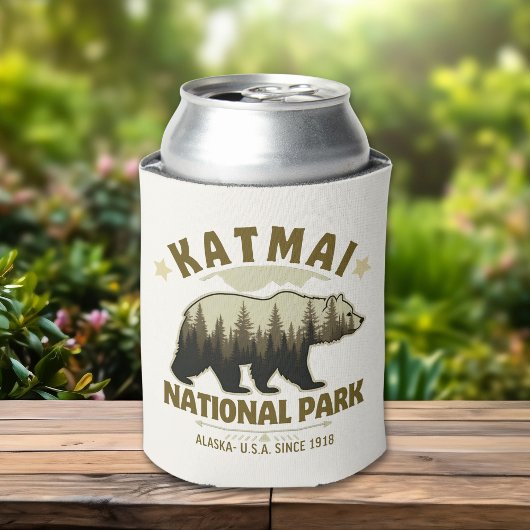 Katmai National Park, Established 1918, Alaska 缶クーラー