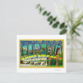 Katmai Nat'l Park, Alaska - Large Letter Scenes ポストカード (スタンド正面)